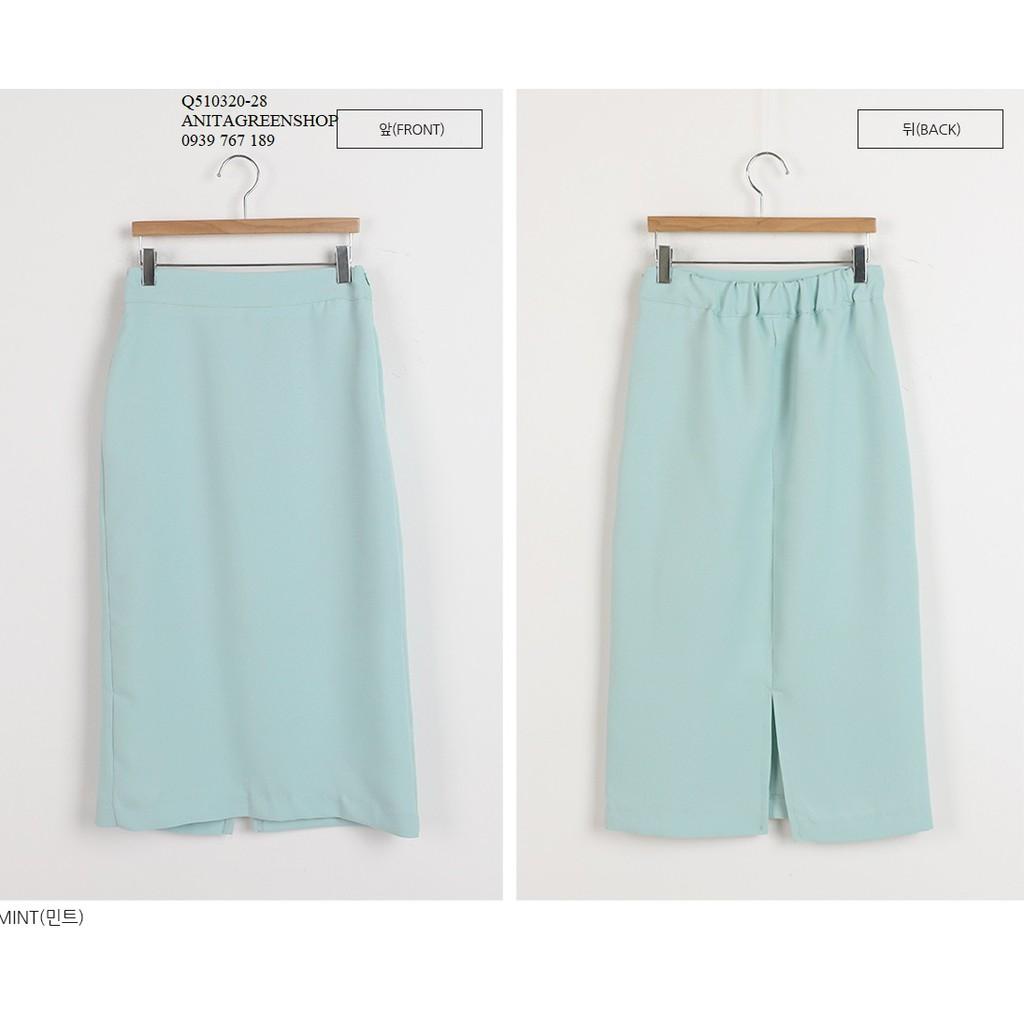 Q510320 CHÂN VÁY CHỮ A LƯNG THUN