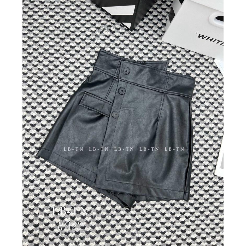 CHÂN VÁY DA CẠP CAO VẠT CHÉO-CHÂN VÁY DA KIỂU ĐẸP