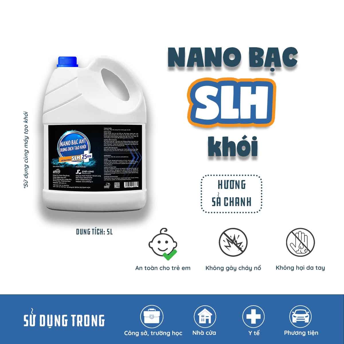 NANO BẠC SLH KHỬ KHUẨN DẠNG KHÓI