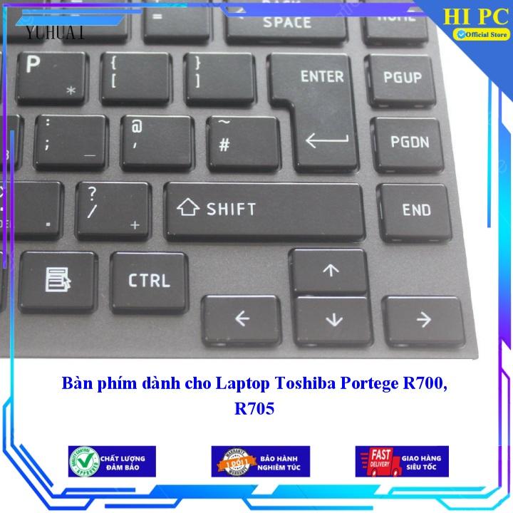 Bàn phím dành cho Laptop Toshiba Portege R700 R705 - Hàng Nhập Khẩu