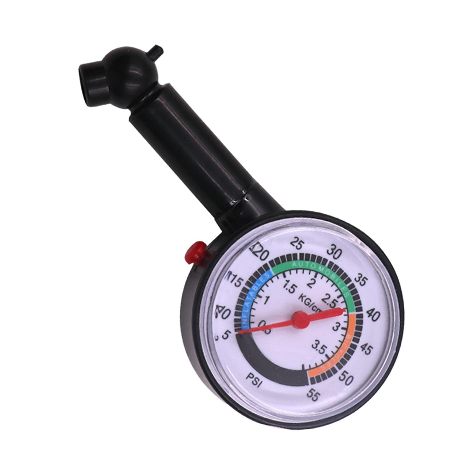 Air Pressure Gauge 0-55 PSI Precision Tire Gauge for Motorcycle Car SUV