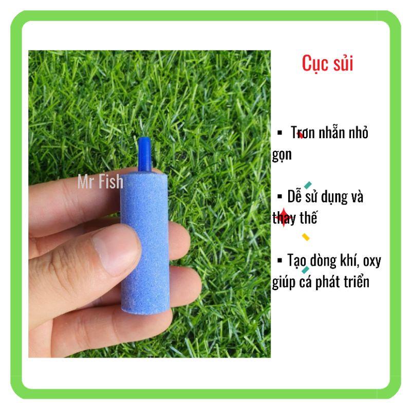 2 Cục sủi oxy-Quả sủi oxy xanh cỡ trung-Chất lượng và hiệu quả cho hồ cá - Mr Fish