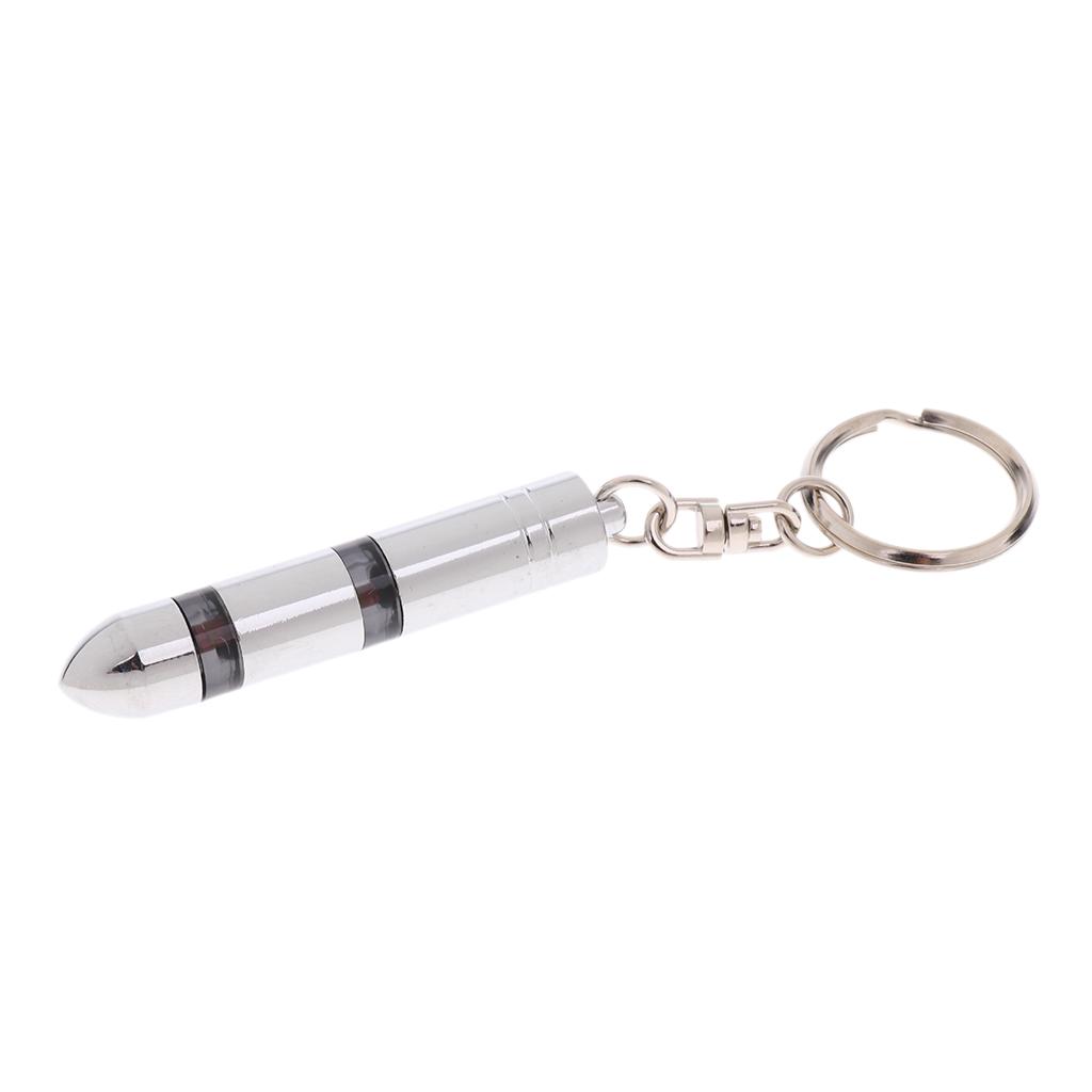 Car Mini Anti Static Electricity Remover Key Chain Keyring Black