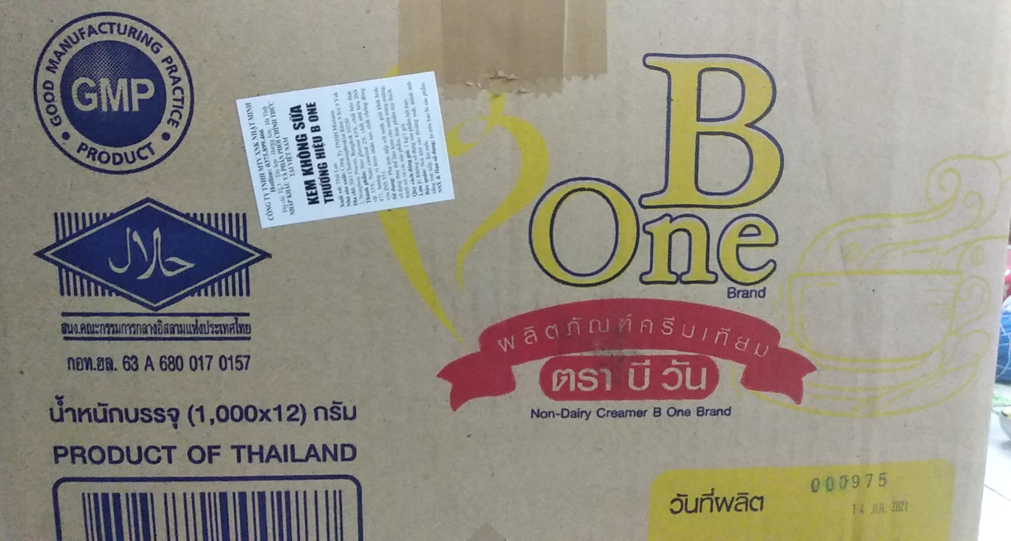 [XẢ KHO 3 NGÀY] Bột kem không sữa - Bột sữa thực vật B One chuyên dùng pha trà sữa, cà phê, cacao, làm bánh chuẩn hương vị