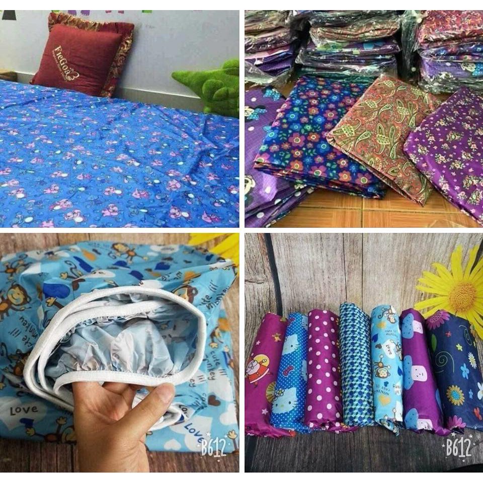 Drap chống thấm bảo vệ đệm phòng ngủ đặc biệt thích hợp cho nhà có trẻ em, người già, thiết kế hoa văn độc đáo đẹp mắt, nhiều kích cỡ lựa chọn phù hợp với giường