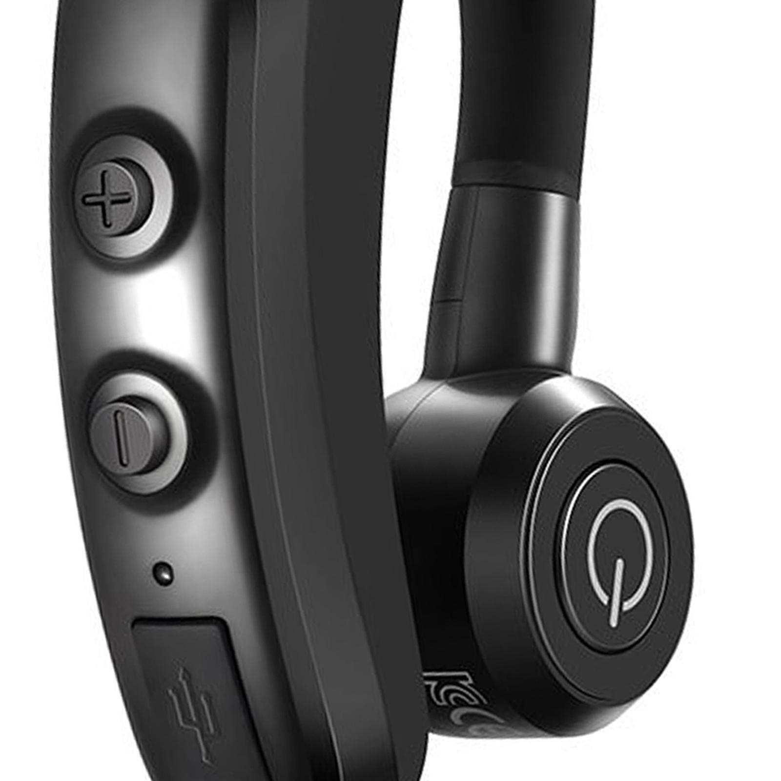 Bluetooth Earpieces noise Cancelling for Smartphones Driving Travel Blk