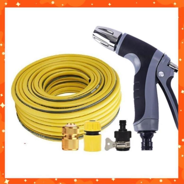 Bộ dây và vòi xịt rửa xe tưới cây tăng áp 7-10M 206817