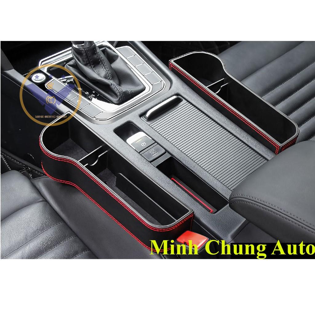 Khay đựng đồ cho ghế xe hơi bọc da đa năng