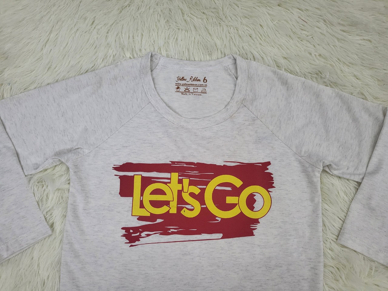 ÁO T-SHIRT UNISEX TAY DÀI XÁM LETGO