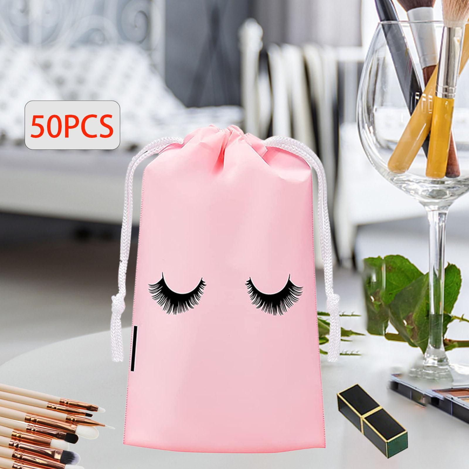 50 Pieces Travel Toiletry Makeup Pouch for Travel Makeup Supplies Cosmetic Pouch