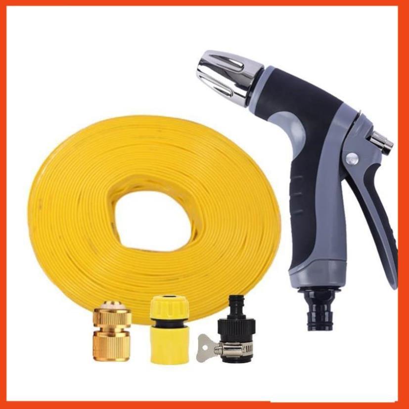 Bộ dây và vòi xịt rửa xe tưới cây tăng áp 7-10M 206817