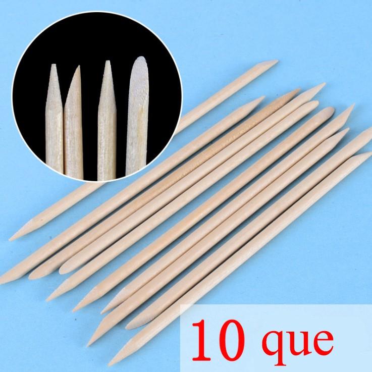 Sét 10 que gỗ làm sạch móng chuyên nghiệp
