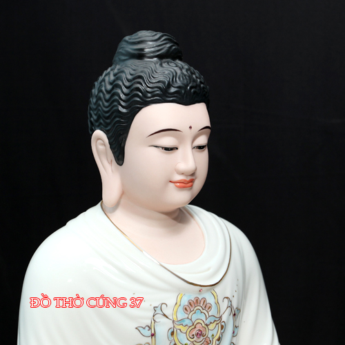 TƯỢNG PHẬT THÍCH CA CAO CẤP - MEN SỨ