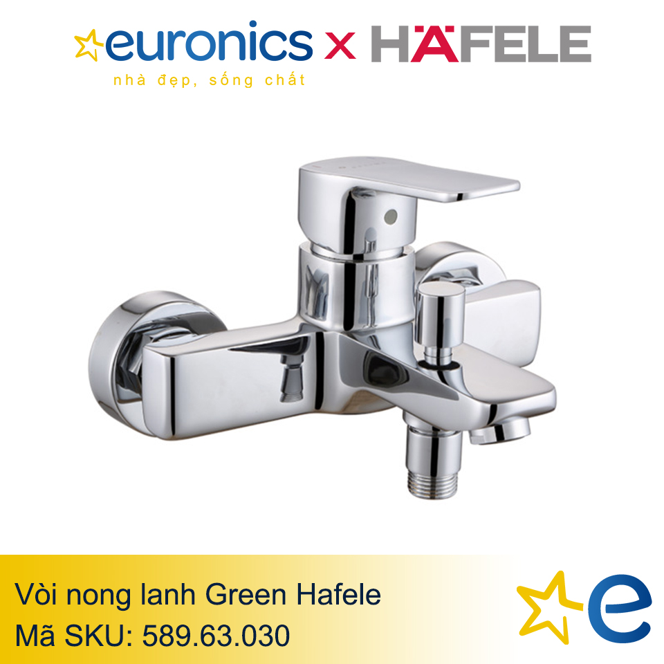 VÒI NÓNG LẠNH GREEN CÓ LẮP ĐẶT NỔI VỚI 2 ĐƯỜNG THOÁT NƯỚC HAFELE/589.63.030 - HÀNG CHÍNH HÃNG
