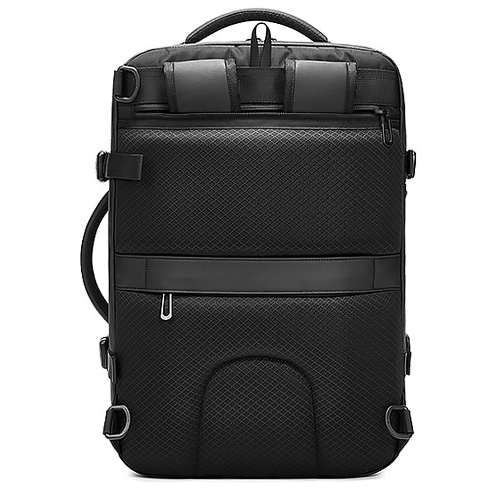 AL1023 39L Expandable Travel Backpack with USB Charging Port Water Resistant Convertible Carry-On Backpack Weekender Bag