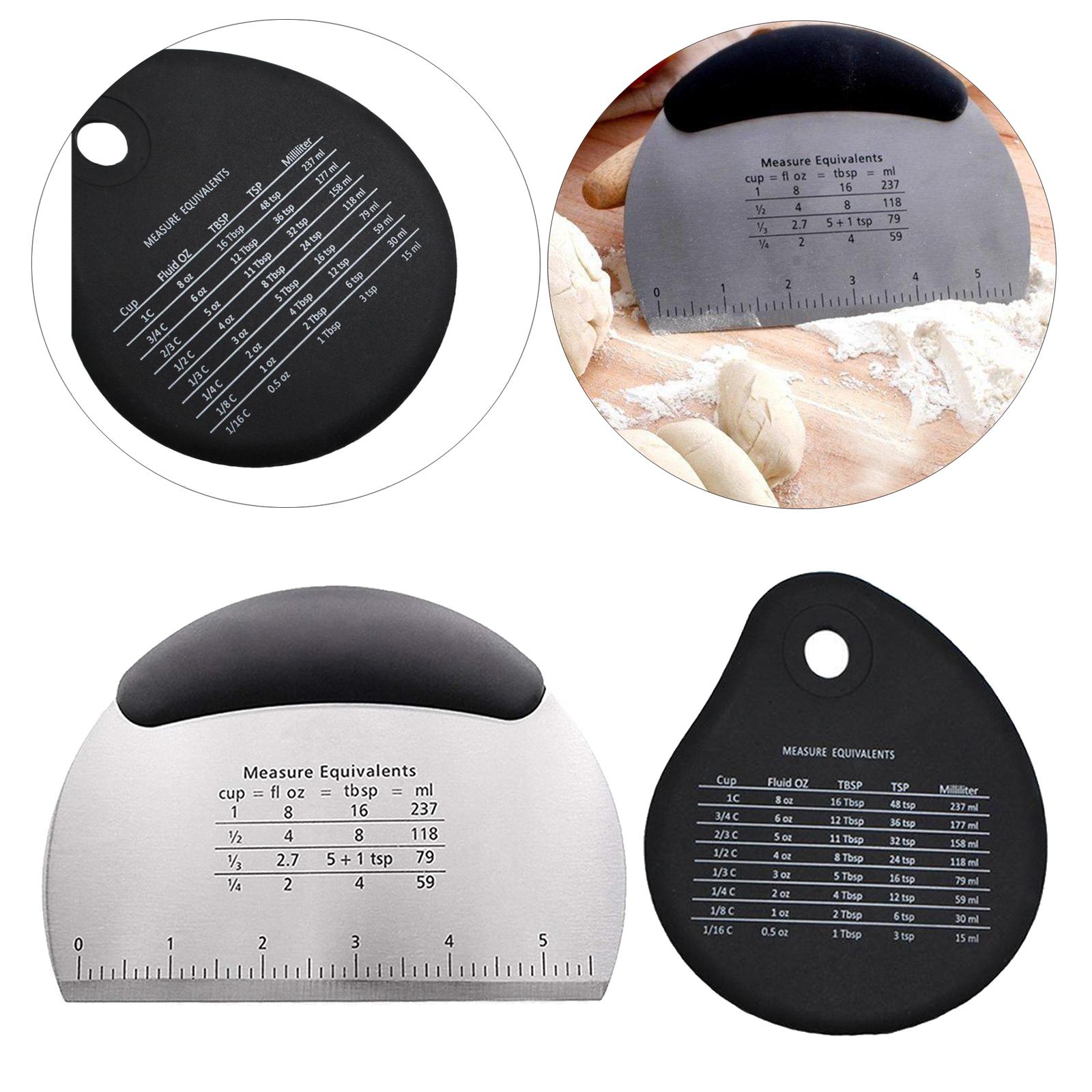 Durable  Scraper Cutter  Pastry Scraper Chopper Pastry Pizza Cutter Chopper for