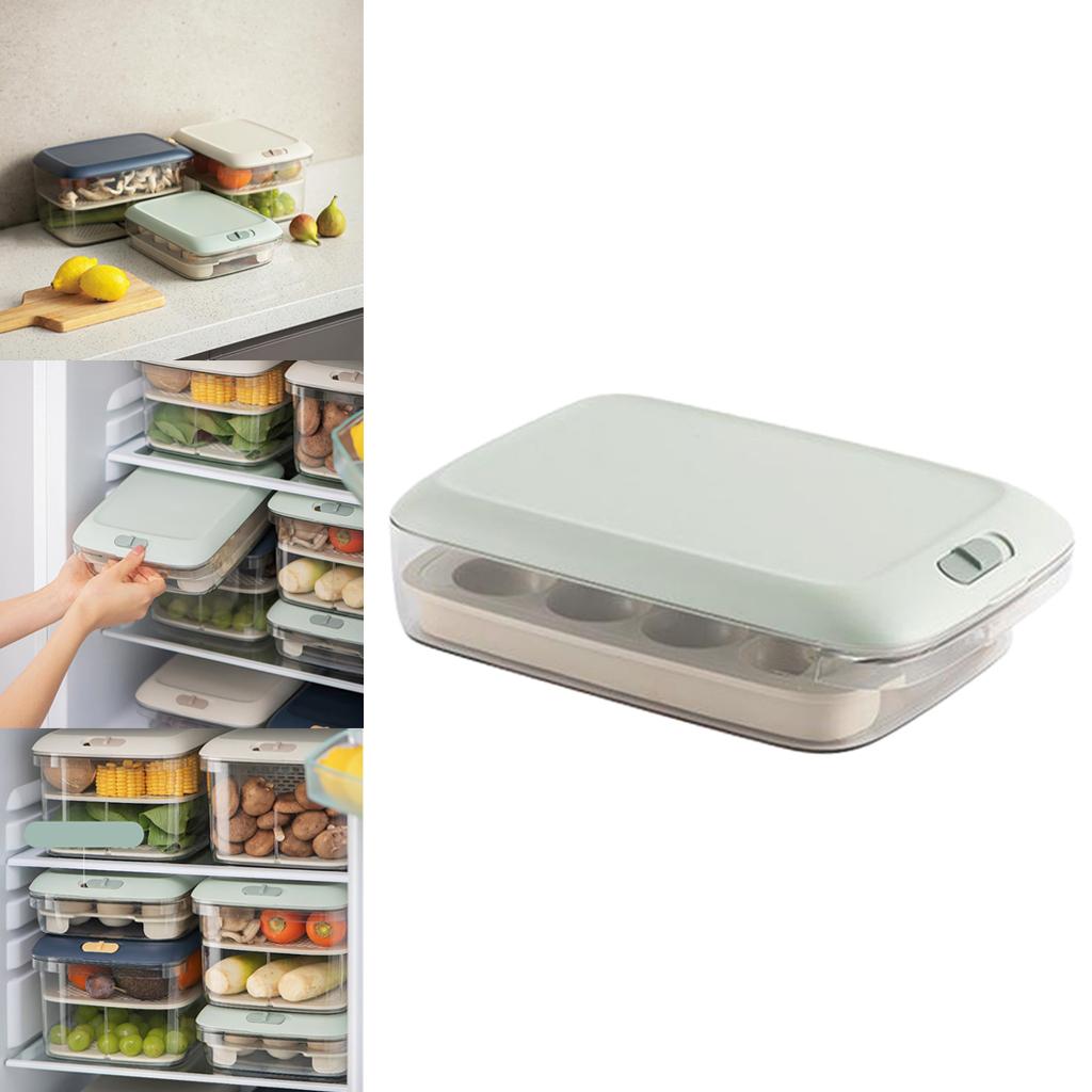 Storage Plastic Lids BPA Free Leak Proof Food Container Clear