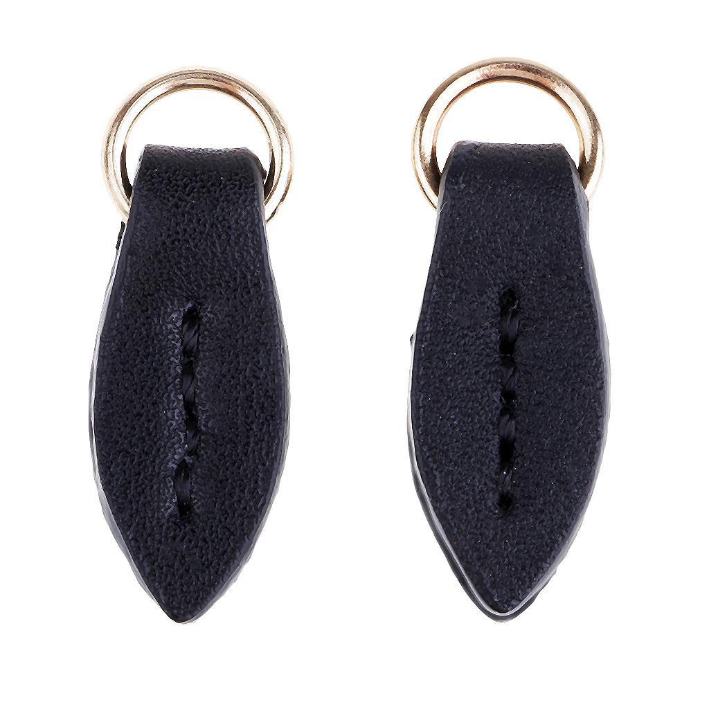 4x Leather Zip Puller Zipper Pulls Replacement Fastener Slider for Backpacks