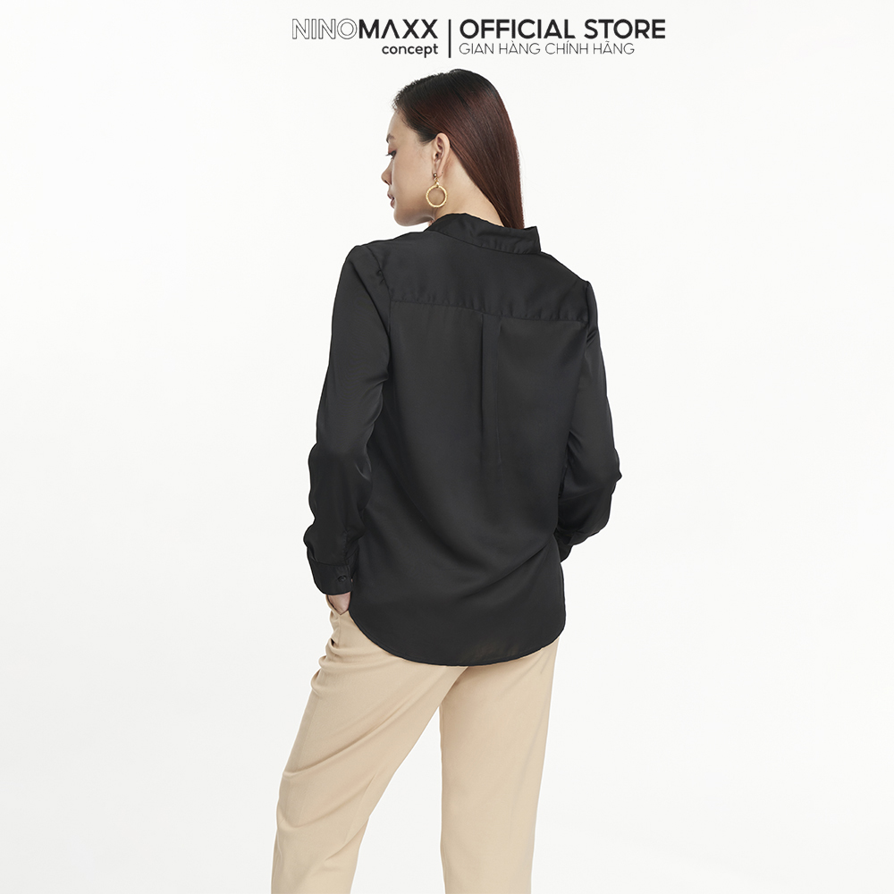 N&amp;M Áo sơ mi Basic Nữ tay dài 2207058