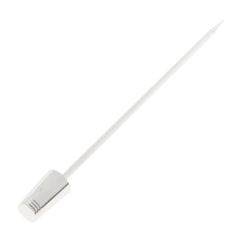 1Pc Stainless Steel Cocktail Pick Fruit Stick Martini Picks Home Bar Tool