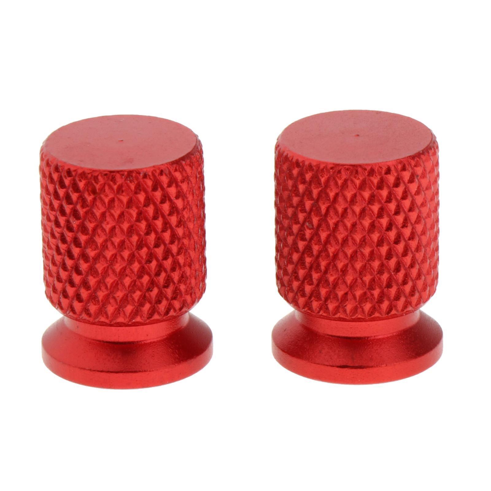 2 Pieces Car Motorcycle Tire Stem Valve Caps Aluminium Alloy Wheel Valve Covers Dustproof