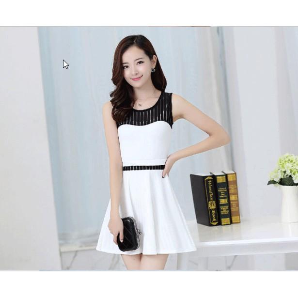 Đầm nữ dáng xòe thắt eo xinh