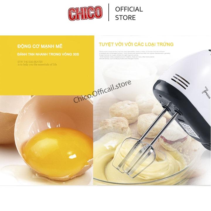 Máy đánh trứng cầm tay 7 tốc độ scarlett, đánh kem sữa, tạo bọt cà phê, công suất cực mạnh bảo hành chính hãng