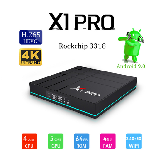 Android Tivi Box Ldk.ai X1 Pro - Ram 4G Rom 64GB Android 9.0 - Hàng Chính Hãng