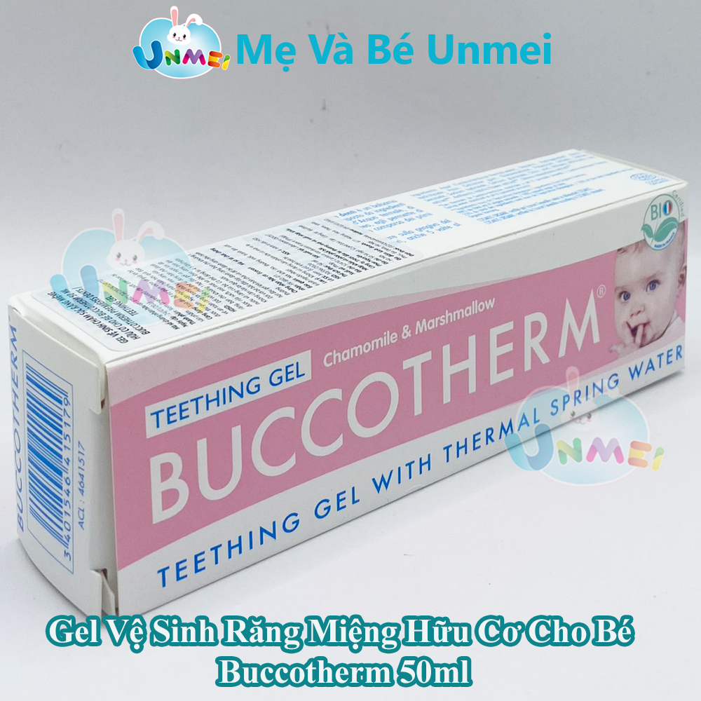 Kem đánh răng hữu cơ cho bé mới mọc răng Buccotherm 50ml