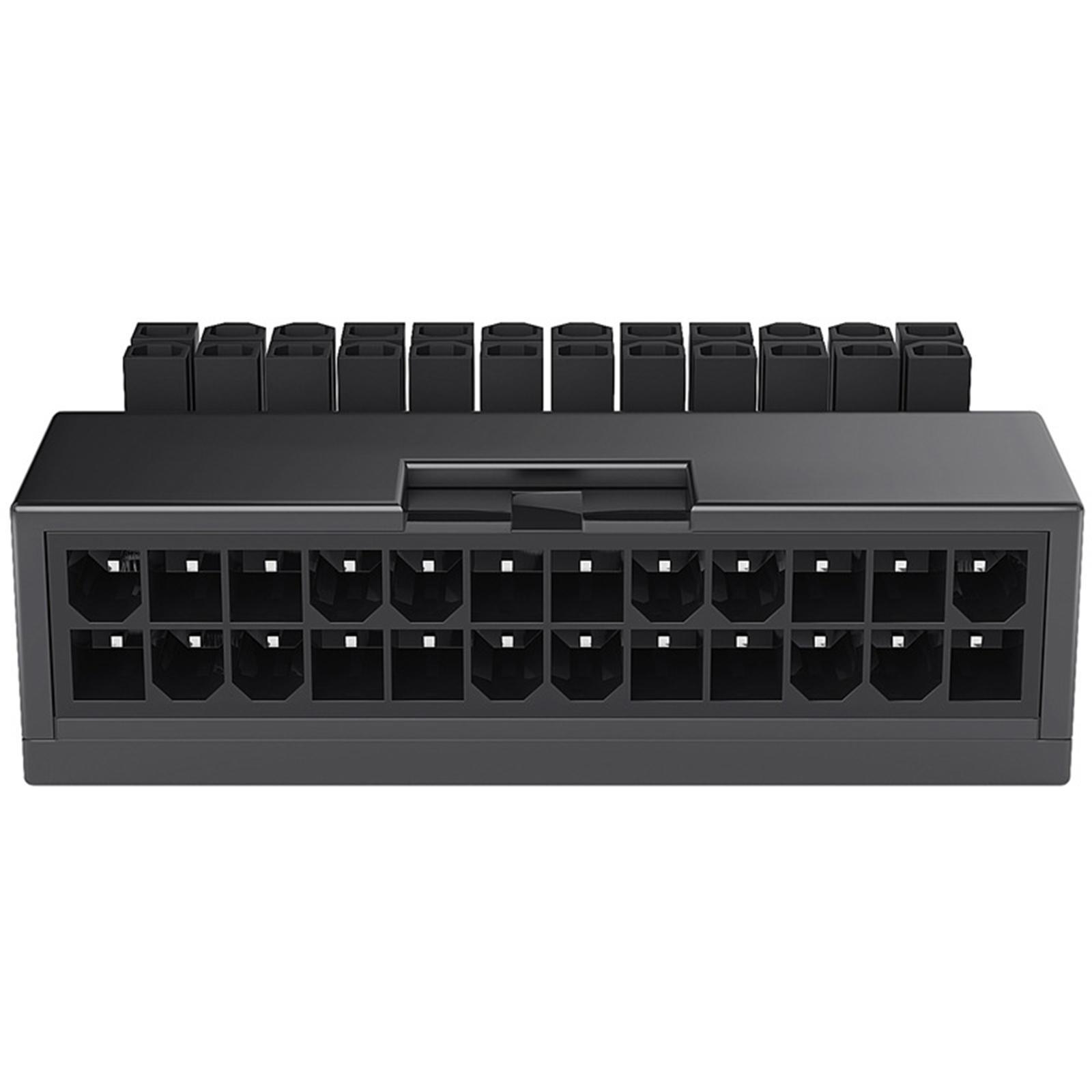 24Pin  Adapter  24Pin to 24Pin Modular for  Supply  PC