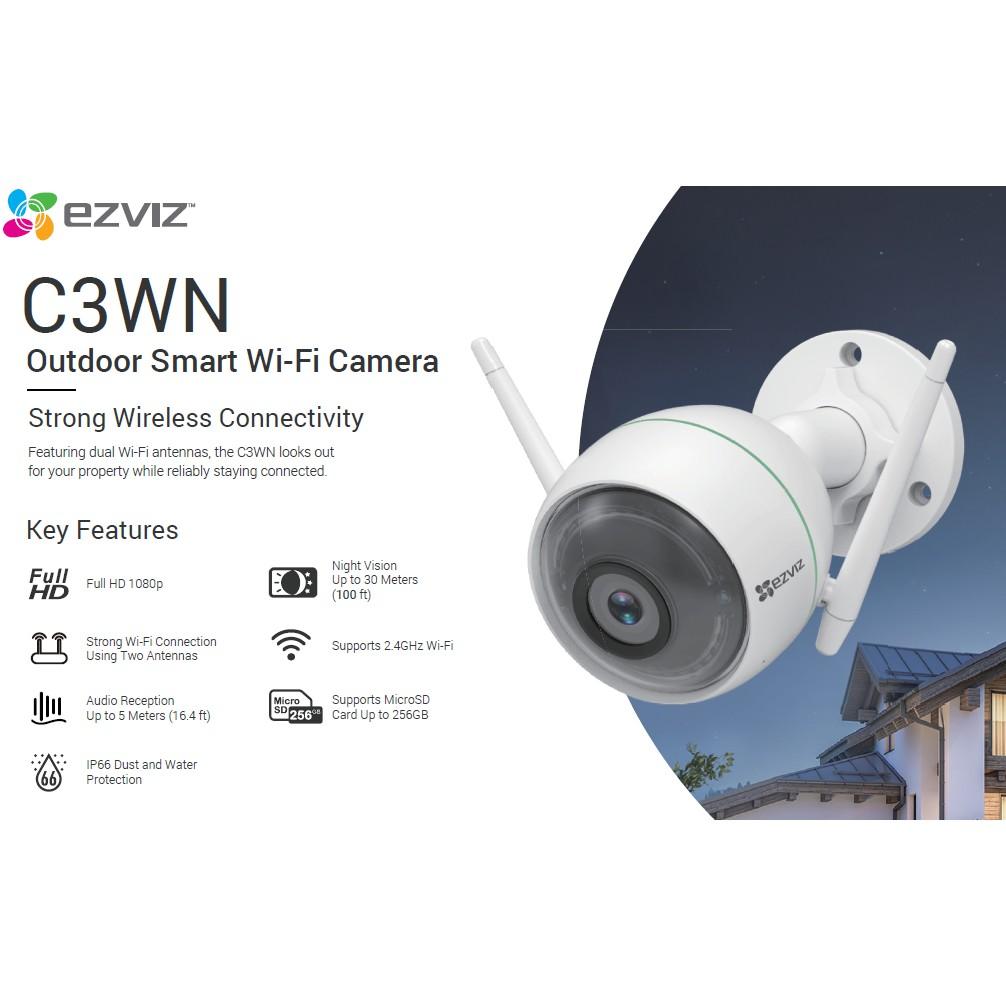 Camera IP WiFi EZVIZ C3WN 2MP (CS-CV310-A0-1C2WFR) - Hàng Chính Hãng