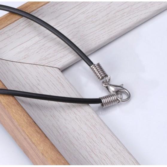 5 Dây Chuyền Đen Cao Su Kết Hợp Mặt Dây Resin - Trường Thịnh Sài Gòn