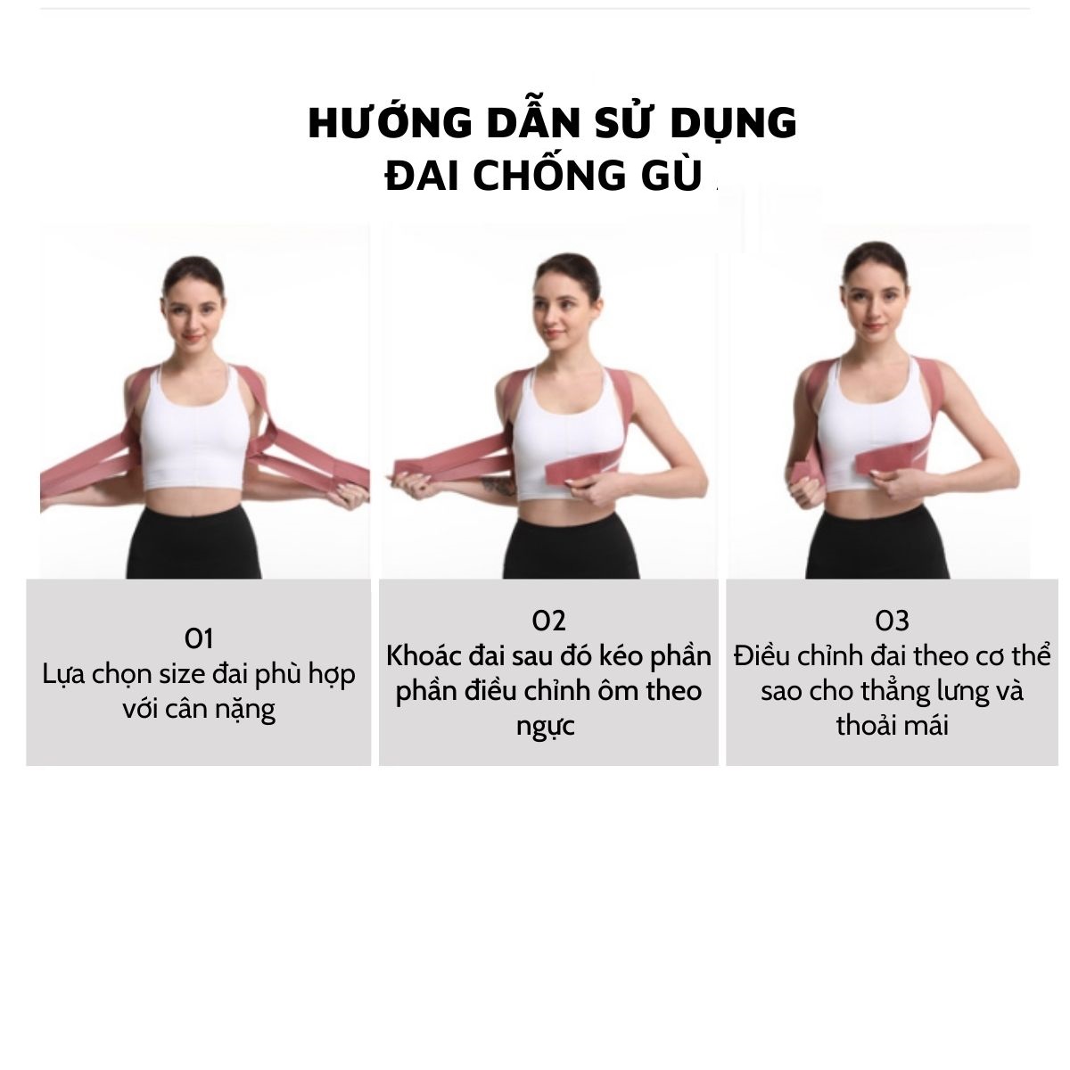 Đai Chống Gù Lưng Nâng Ngực, Chống Xệ, Bảo Vệ Vòng 1 Cao Cấp miDoctor