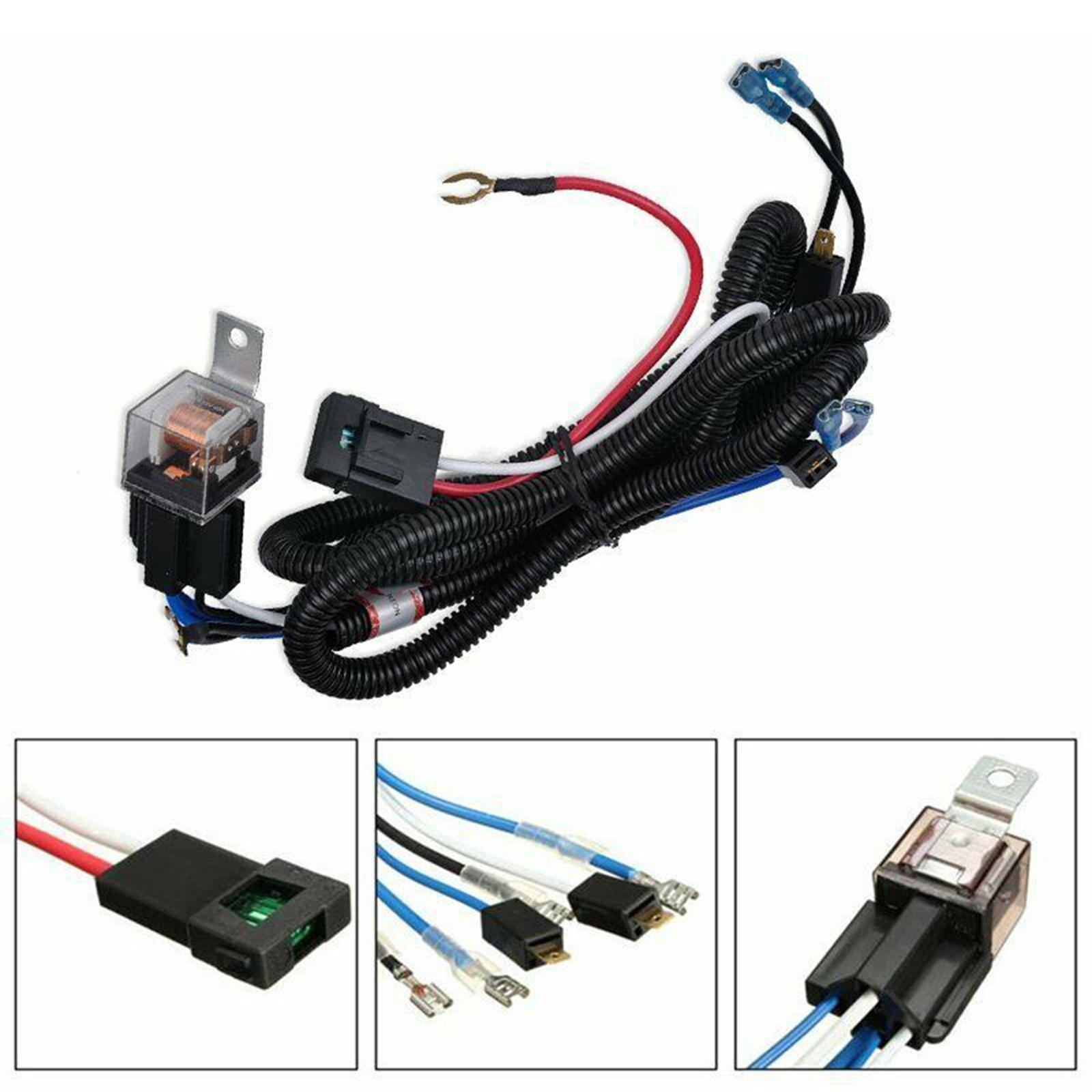 Wiring Harness Relay Kit For Car Truck Grille Mount Blast