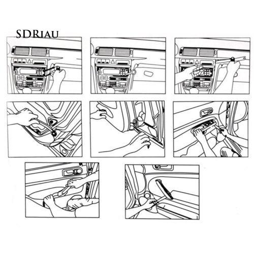 Bộ 4 dụng cụ mở ốp chi tiết nội thất xe hơi thiết kế cao cấp tiện lợi