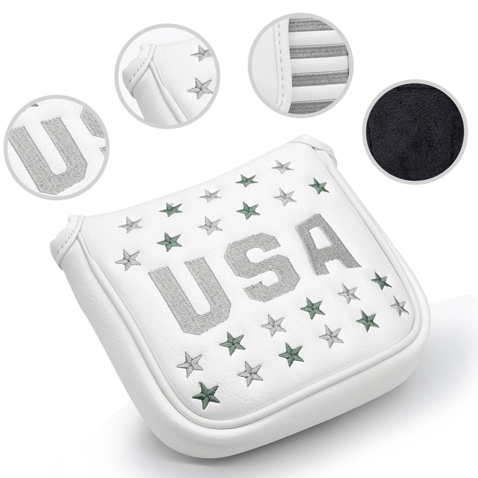 Durable Golf Club Head Cover  Closure  Putter Mallet Waterproof