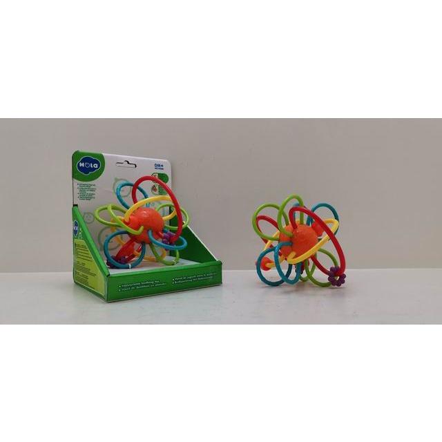 Đồ chơi xúc xắc cắn nướu dây xoắn mềm Hola Toys - UW1106B