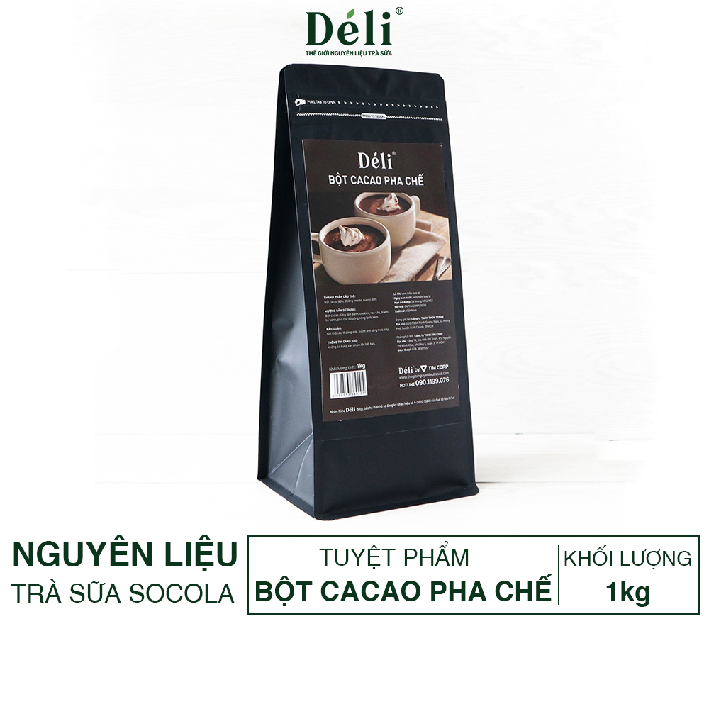 Bột cacao pha chế Déli