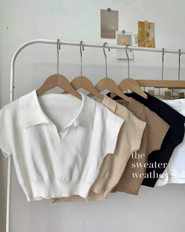 áo croptop xinh xịn mịn Freesize 40-55kg
