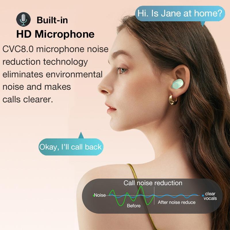 Tai Nghe Bluetooth M13 Tai Nghe Không Dây Bluetooth 5.2 Macaron Tích Hợp Mic Điều Khiển Cảm Ứng Tiếng Ồn