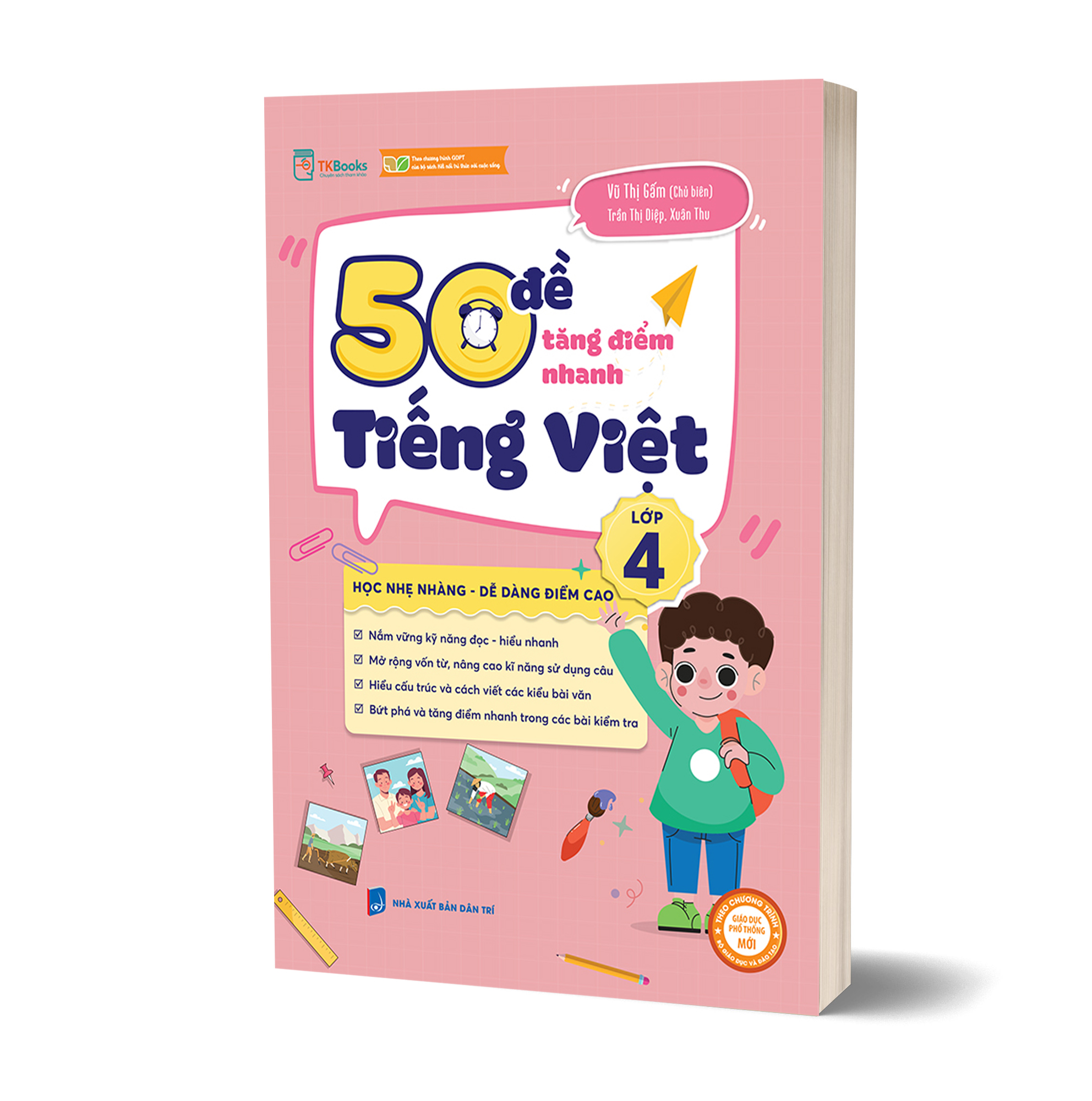 Sách 50 Đề Tăng Điểm Nhanh 3 Môn Lớp 4 - Toán - Tiếng Việt - Tiếng Anh - Theo Chương Trình Mới (Combo 3 Cuốn)