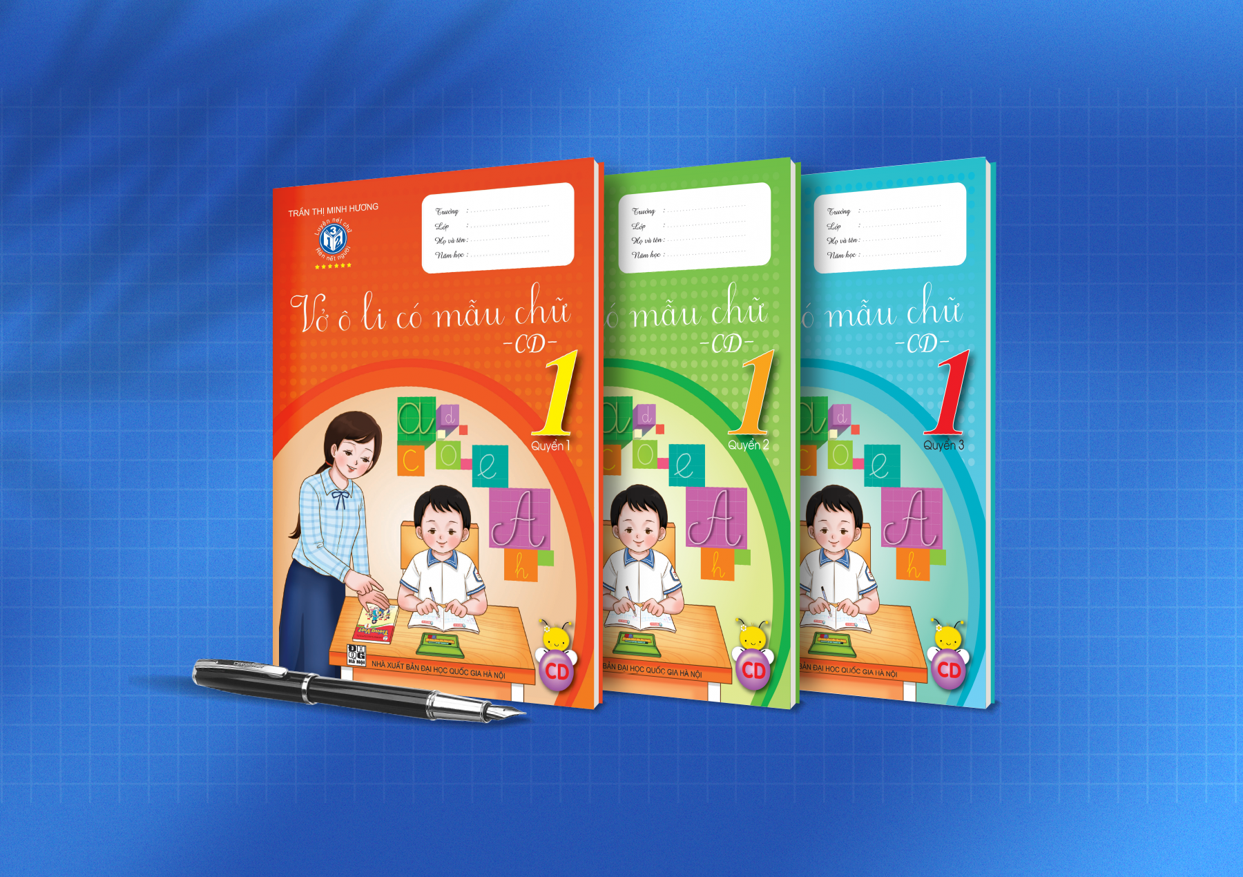 Bộ vở ô Li Có Mẫu Chữ Cánh Diều Lớp 1