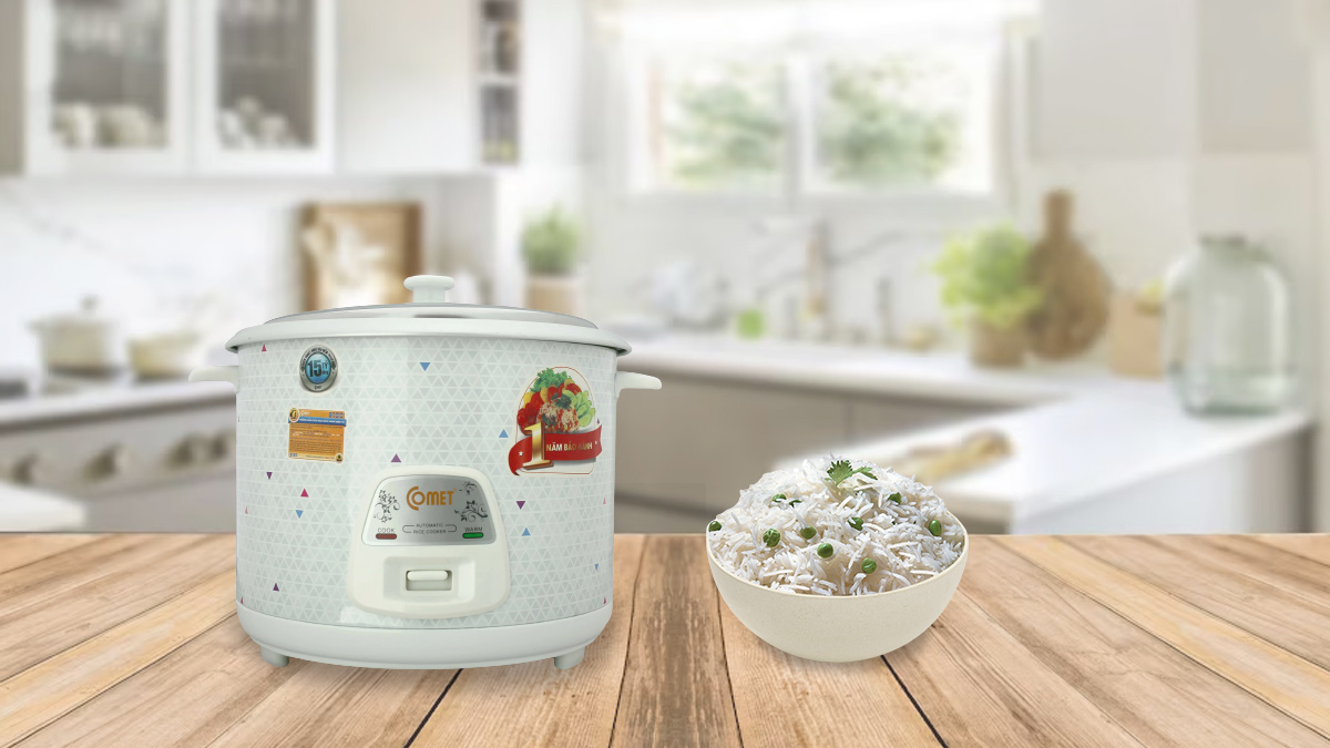 Nồi Cơm Điện Nắp Rời Comet CM8029 - Hàng Chính Hãng
