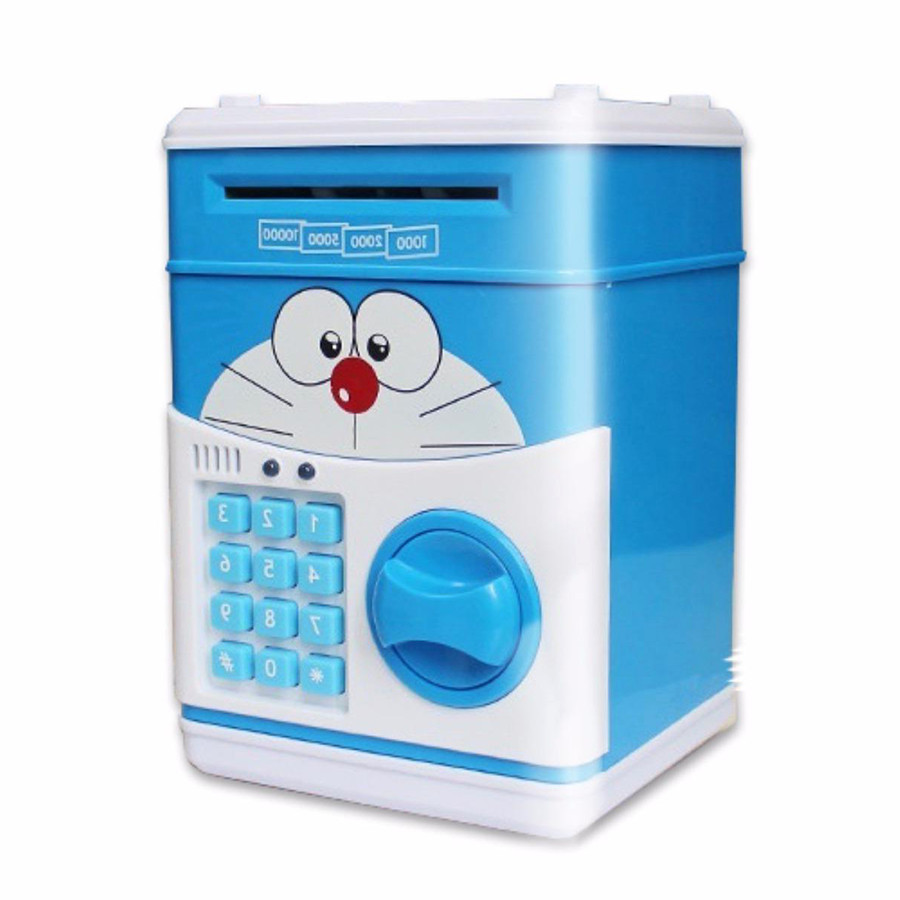 Đồ chơi két sắt mini dạy bé tiết kiệm