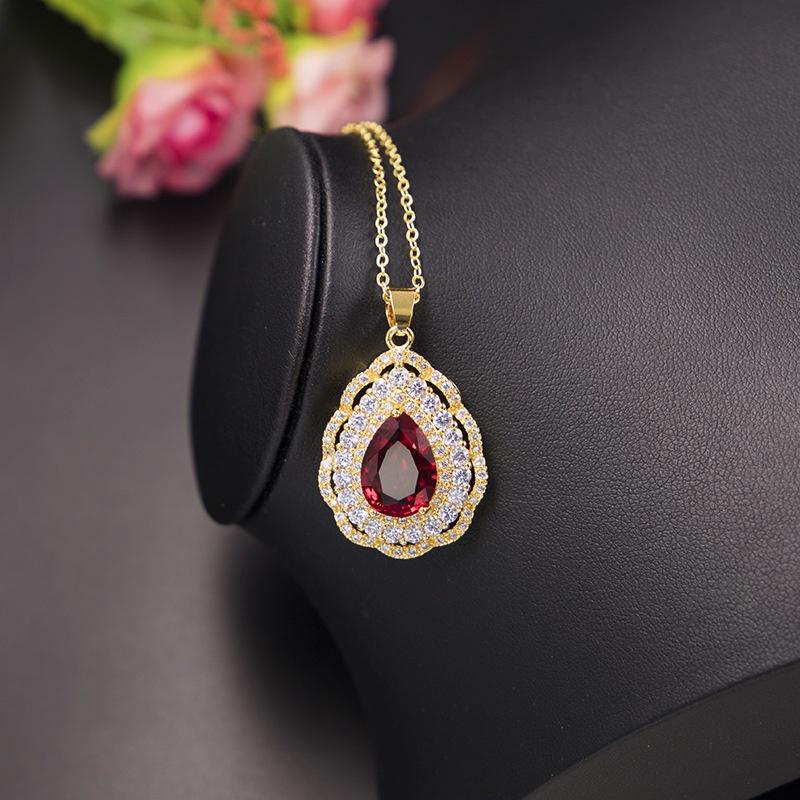 Tổng hợp các bộ trang sức zircon đính đá sang trọng quý phái