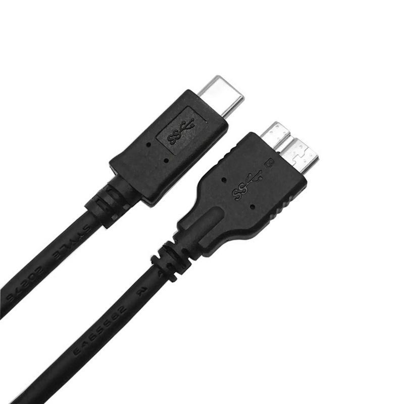 Type-c to Micro B Mobile Hard Drive Data Cable USB3.1 Type-c to 3.0 Letitia