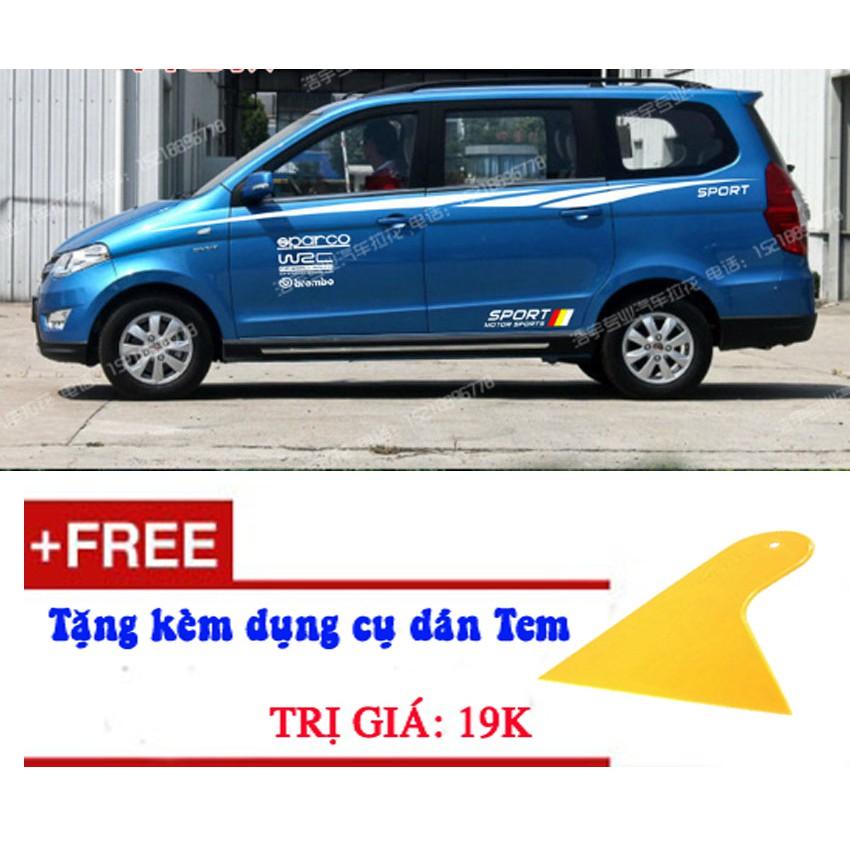 Bộ Tem Dán Sườn Xe D-241