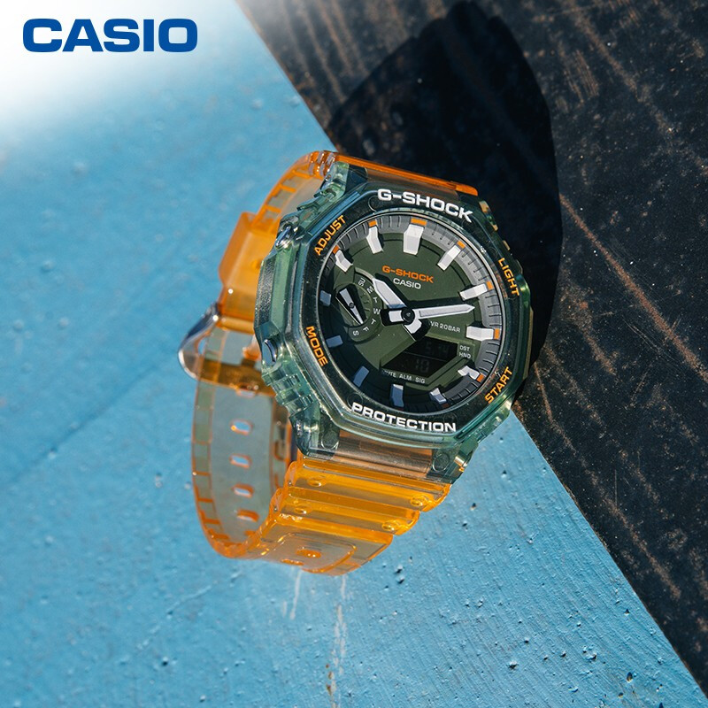 Đồng hồ nam dây nhựa Casio G-Shock chính hãng GA-2100HC-4ADR