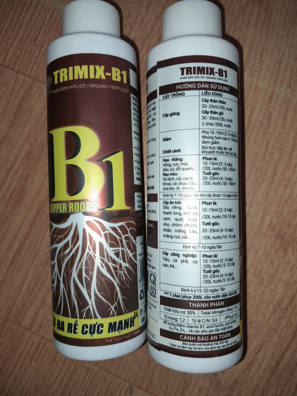 PHÂN BÓN LÁ TRIMIX B1 150ML