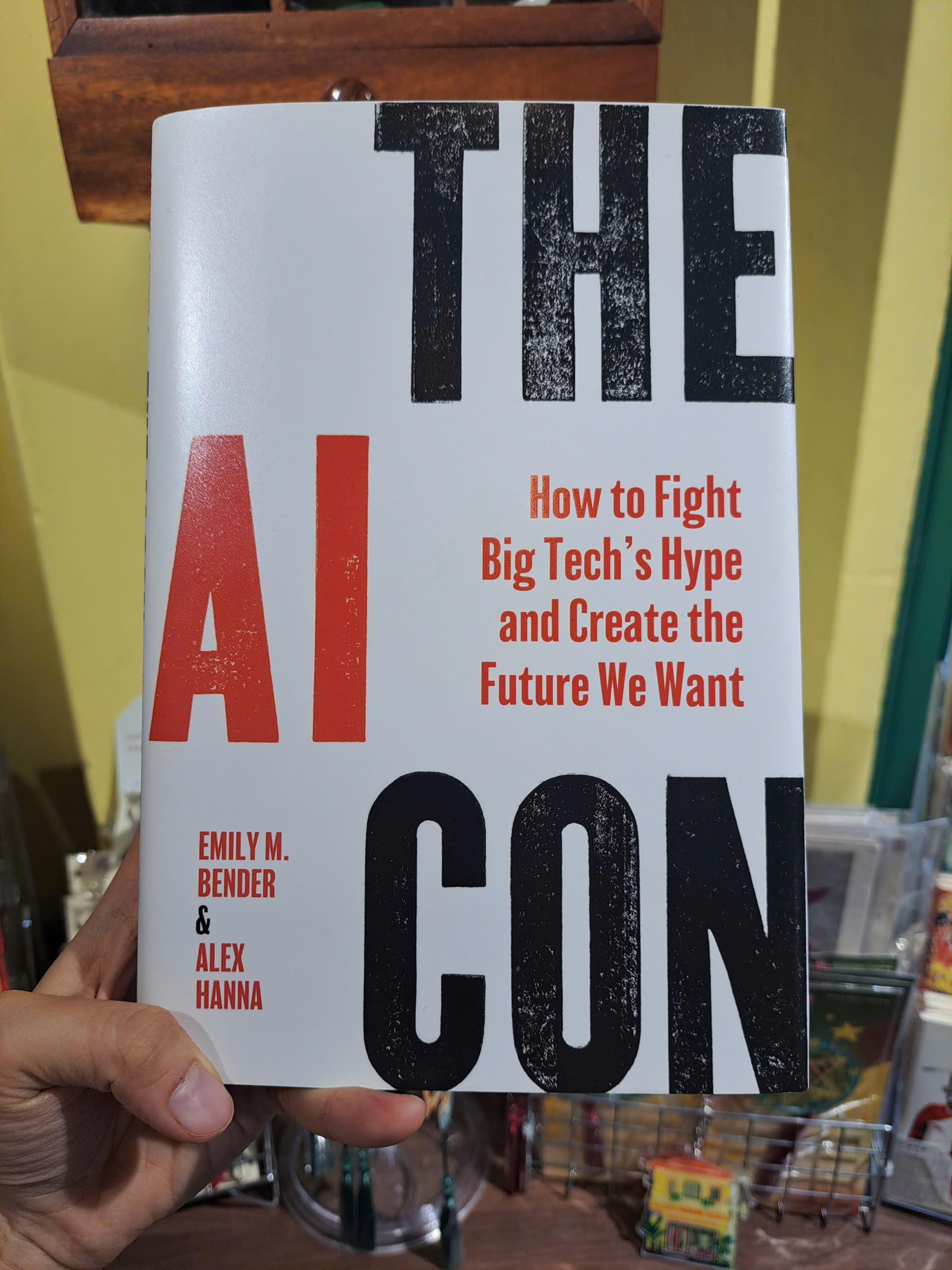 Sách - The AI Con - Emily M. Bender | Non Fiction / AI / Technology / Ngoại văn bìa cứng nhập khẩu